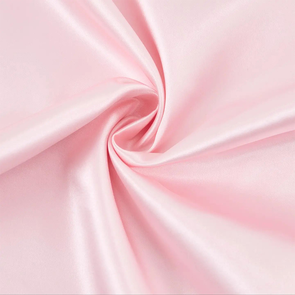 Bløde og glatte faste satinpudebetræk